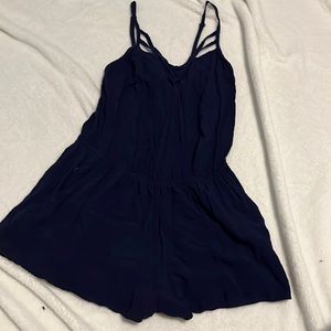 Navy romper